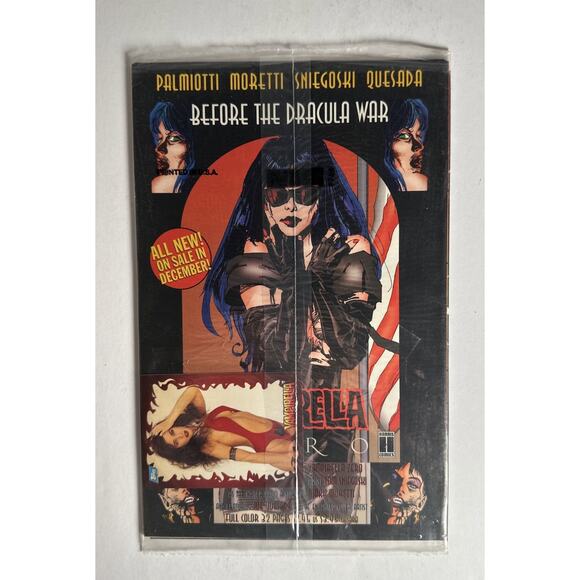 Vampirella #8 (1994) Mint Unopened Bag With Trading Card Very Rare Hot Christmas - Picture 2 of 5